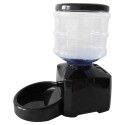 5.5L Automatic Pet Feeder Smart Pet Feeder Timed Dog Cat Food Dispenser Timer   Programmable 1-3 Meals 12 Portions Control Voice Recorder for Dog Cat Small Medium   Pets