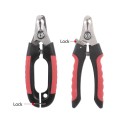 Professional Pet Dog Nail Clipper with Lock Grooming Scissors Clippers for Animals Cats Size S