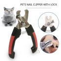 Professional Pet Dog Nail Clipper with Lock Grooming Scissors Clippers for Animals Cats Size S