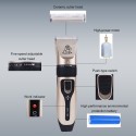 Pet Grooming Hair Clipper Hair Cutter Low Noise Dog Cat Rabbit Hair Trimmer Cutter USB Rechargeable Shavers Electrical Pet Professional Grooming Machine Tool