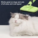 Steel Wire Needle Retractable Brush, Self-cleaning Slicker Brush,For Pet Grooming, Easy to Clean, Suitable for Small and Large Dogs and Cats, Short and Long Hair，Green