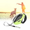 Retractable Dog Walking Leash with Break&Lock Button 16ft Nylon Ribbon for Small/Medium/Large Dogs up to 110lbs