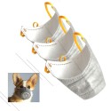 Dog Pet Mask Muzzle Adjustable Strap Anti Fog Anti-gas Anti Dust Secondhand Smoke  3 PCS