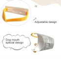 Dog Pet Mask Muzzle Adjustable Strap Anti Fog Anti-gas Anti Dust Secondhand Smoke  3 PCS