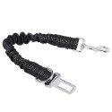 Dog Seat Belt 3-in-1 Multifunctional Pet Safety Belt Reflective Dog Car Harness with Seatbelt Buckle D-ring 360° no Tangle Buckle