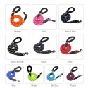 5ft Reflective Dog Leash Strong Dog Leash with Comfortable Padded Handle Traction Rolled Dog Leads Anti-Slip Handle Dog Leash Rope for Large and Medium Pets