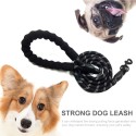 5ft Reflective Dog Leash Strong Dog Leash with Comfortable Padded Handle Traction Rolled Dog Leads Anti-Slip Handle Dog Leash Rope for Large and Medium Pets