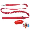 150cm Walking Dog Rope Pet Leash Dog Leash  Reflective Dog Leash Dog Poop Bags with Dispenser