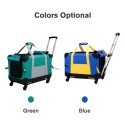 Pet Rolling Carrier Pet Carrier with Removable Wheels Telescopic Walking Handle for Dogs or Cats Weight Less Than 15KG