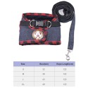 Dog Harness Dog Leash Set Pet Harness and Leash for Walking