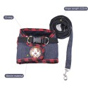 Dog Harness Dog Leash Set Pet Harness and Leash for Walking