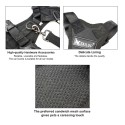 Pet Vehicle Safety Vest Adjustable Soft Padded Mesh Car S-eat Belt Leash with Travel Belt and Carabiner for Most C-ars