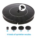 Solar Birdbath Fountain Pump 2.4W Outdoor Floating Water Fountain Panel Kit for Bird Bath Small Pond Garden Patio and Lawn