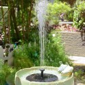 Solar Fountain Pump Floating Fountain Bird Bath Water Pump for Garden Patio Pond and Pool Aquarium Pond Decoration