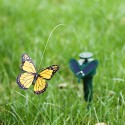 Solar Powered Dancing Fluttering Butterflies Flying Humming Bird Garden Yard Decoration