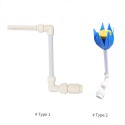 Swimming Pool Fountain Flower Shape Waterfall Spray Fountain Fits 1.5-inch Threaded Return Fittings Spa Swimming Pool Tools