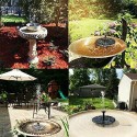 Solar Fountain Pump Floating Fountain for Bird Bath 1.4W Portable Water Pump for Garden Patio Pond Pool Aquarium Pond Decoration