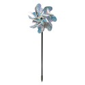 8Pcs Bird Repellent Pinwheels Sparkly Holographic Pin Wheel Spinners Scare Birds and Pests