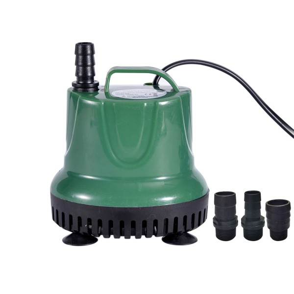 60W 3000L/H Submersible Water Pump Mini Fountain Pump with Power Cord Ultra Quiet Waterproof Water Pump for Aquarium Fish Tank Pond Water Gardens Hydroponic Systems with Nozzles