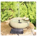 Solar Water Fountain Pump with 4 Nozzles 3 Meters Connecting Cable Outdoor Fountain for Bird Bath Pond Garden Swimming Pool