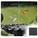 Solar Water Fountain Pump with 4 Nozzles 3 Meters Connecting Cable Outdoor Fountain for Bird Bath Pond Garden Swimming Pool