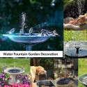 Solar Powered Water Pump 1.7W Solar Panel Water Fountain Bird Bath Small Pond Garden Decoration