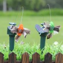 Solar Fluttering Hummingbird Electric Hummingbird Toy Bird for Garden Yard Patio Decoration