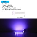 6 Inch Aquarium Light Submersible Fish Tank Light Blue and White Color Clamp Aquarium LED Lighting Fish Tank Clip Light