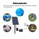 2W Plug-in Solar Oxygen Pump Fish Tank Oxygenator Aquarium Oxygen Aerator Air Pump Fishing Aerator with Pipe Air Bubble Stones for Garden Fish Tank Outdoor Pool Pond