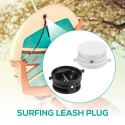 10 PCS Surfboard Leash Plug SUP Board Surfing Leash Plugs Surfing Board Cup with Stainless Pin