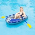 Inflatable Boat Portable Inflatable Boat Thicken PVC Inflatable Boat Foldable Inflatable Swimming Circle