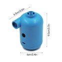 2200Pa USB Electric Air Pump DC 5V Portable Air Pump with 4 Nozzles for Outdoor Camping