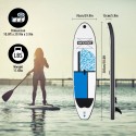 Inflatable Stand Up Paddle Board Non-Slip SUP for All Skill Levels Surf Board with Air Pump Carry Bag Leash Standing Boat for Youth & Adult