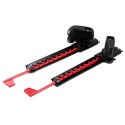 2Pcs Adjustable Locking Kayak Foot Braces Pedals with Tail Rudder Foot Control Direction Steering System Tool Kit