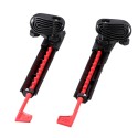 2Pcs Adjustable Locking Kayak Foot Braces Pedals with Tail Rudder Foot Control Direction Steering System Tool Kit