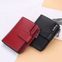 Women Bifold Wallet PU Leather Credit Card Holder Pocket Mini Purse Small Clutch