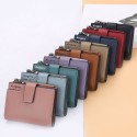 Women Bifold Wallet PU Leather Credit Card Holder Pocket Mini Purse Small Clutch