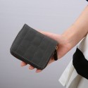 Fashion Women Wallet Zipper PU Leather Bifold Short Wallet Credit Card Coin Holder Mini Pocket Purse