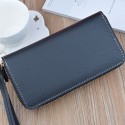 Women Purse Splicing Phones Bag Card Holder with Zippers Fashion Wallet Handbag