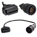 14 Pin to 16 Pin OBD II Cable Male to Female Adapter Car Diagnostic OBD II Cord Replacement for Mercedes Benz Sprinter