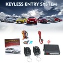 Universal Car Door Lock Trunk Release Keyless Entry System Central Locking Kit With Remote Control Trunk Pop Support 1 Million Code Times