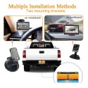 5'' TFT-LCD Backup Camera Support On Board Camera / DVD /Surveillance Camera /Set top box /Satellite Reception for Truck Pickup Car Rear View Security Monitor & Waterproof