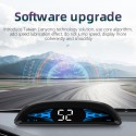 Car HUD Head-up Display Digital GPS Navigation Speedometer GPS Dual System Display Screen with Speed/Time/Direction/Mileage Vehicle Overspeed Alarm Fatigue Driving   Alarm