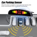 Car Parking Sensor Rear Reversing Radars System with 4 Parking Sensors Distance Detection LED Distance Display Warning Buzzer