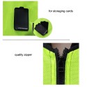 Sports Motorcycle Reflective Vest High Visibility Fluorescent Riding Safety Vest Racing Sleeveless Jacket Moto Gear (XXL)