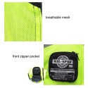 Sports Motorcycle Reflective Vest High Visibility Fluorescent Riding Safety Vest Racing Sleeveless Jacket Moto Gear (XXL)