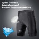 Men 4D Padded Cycling Shorts Breathable Quick Dry Bike Bicycle Shorts