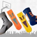 Men's Anti Slip Athletic Socks Sports Grip Socks for Basketball Soccer Volleyball Running Trekking Hiking Absorption Moisture Wicking Socks