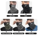 Men Cooling Neck Gaiter UV-Protection Breathable Windproof Summer Scarf Face Cover Balaclava for Cycling Running