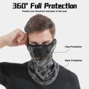 Men Cooling Neck Gaiter UV-Protection Breathable Windproof Summer Scarf Face Cover Balaclava for Cycling Running